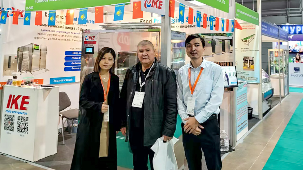 IKE Showcases WRH-100T Cabinet Food Dryer at Kazakhstan Trade Exhibition