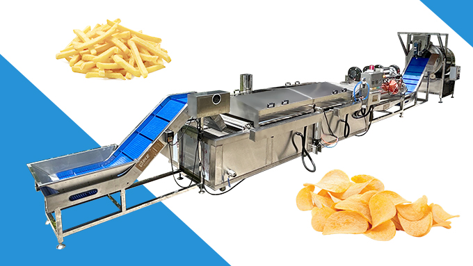 Potato Chips Frying and Seasoning Line